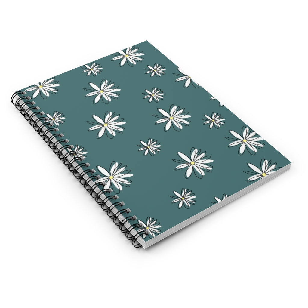 Floral Print Spiral Notebook - Ruled Line, Blank, Blank Notebook, Note –  littlepaperies